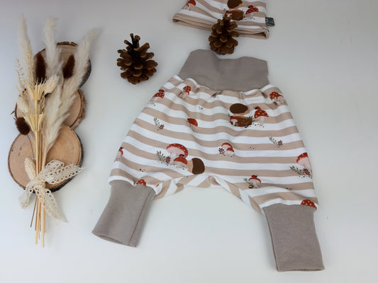 Pumphosen Überraschungspaket, mitwachsend, Sparangebot, Bio Qualität, Baby Erstausstattung