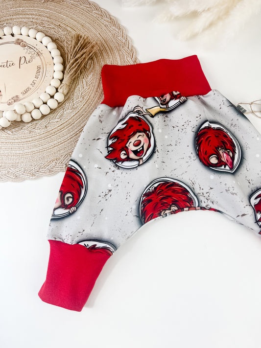 SOFORTKAUF Gr. 56/62 Baby Pumphose mit Pumuckl Baby Pumphose Babyhose mit Pumuckel handgemacht Junge Mädchen Newborn Babyoutfit