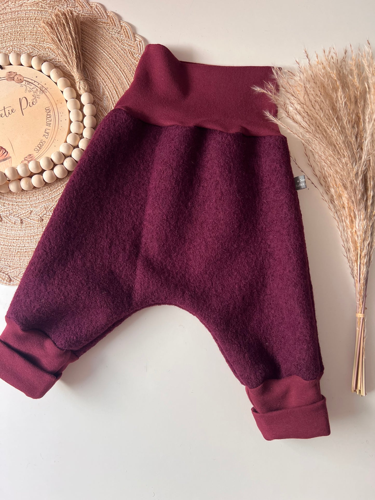 Walkhose aus 100% Schurwolle | handgenähte Kinderhose | Wollwalk Hose | Warm & Atmungsaktiv | 9 Farben | Handmade Unikat I 44 - 122