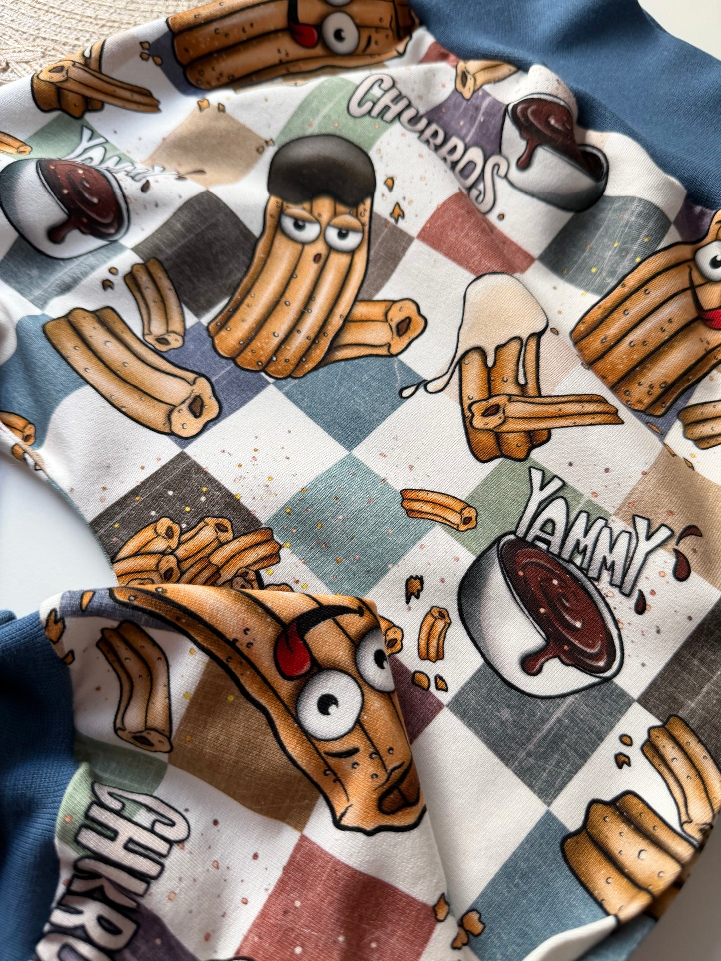 Pumphose Kinder „Churros“ | Bio Baumwolle | Süße Kinderhose | Handmade Pumphose | Bequem & mitwachsend
