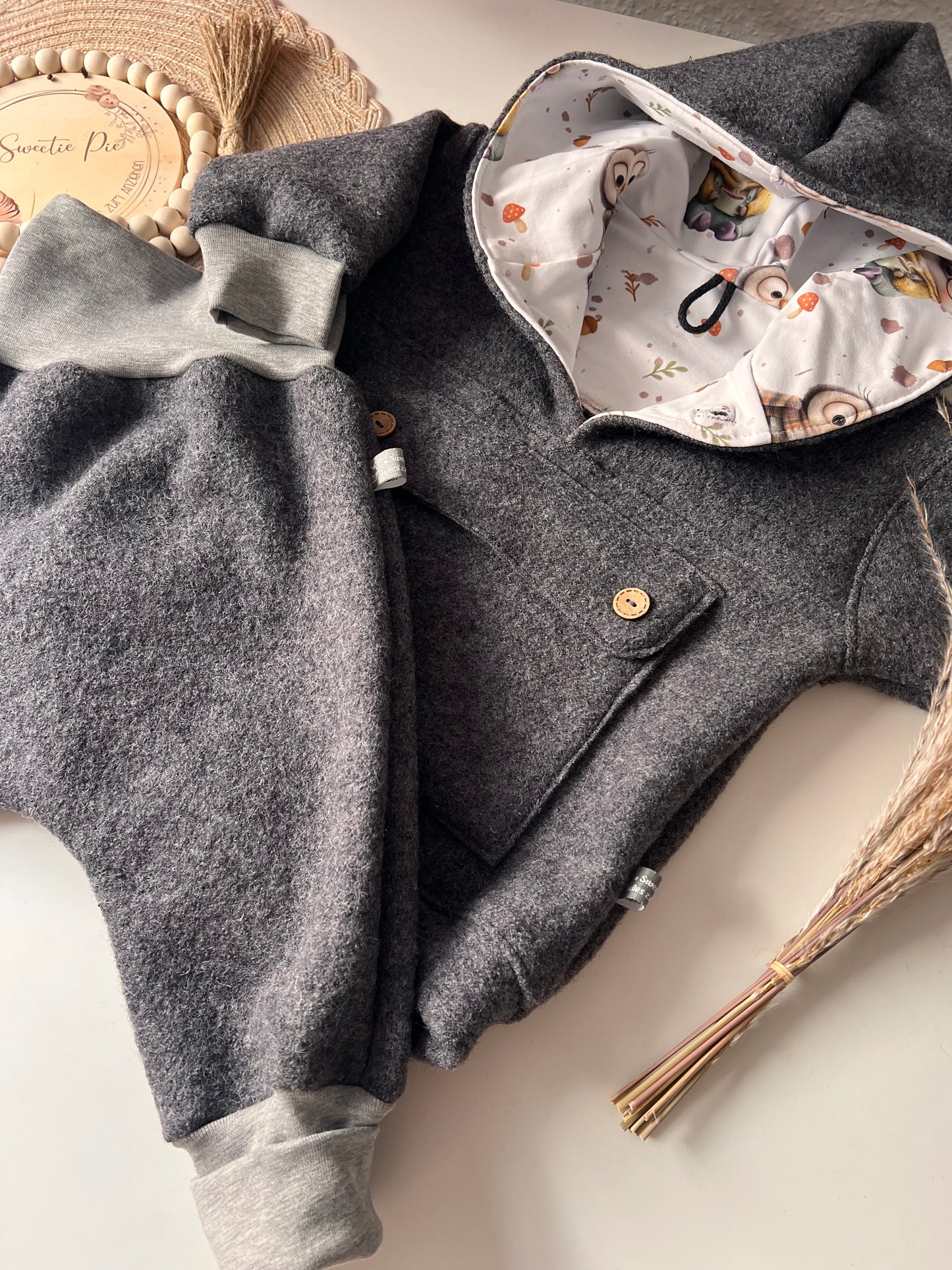 Walkhose aus 100% Schurwolle | handgenähte Kinderhose | Wollwalk Hose | Warm & Atmungsaktiv | 9 Farben | Handmade Unikat I 44 - 122