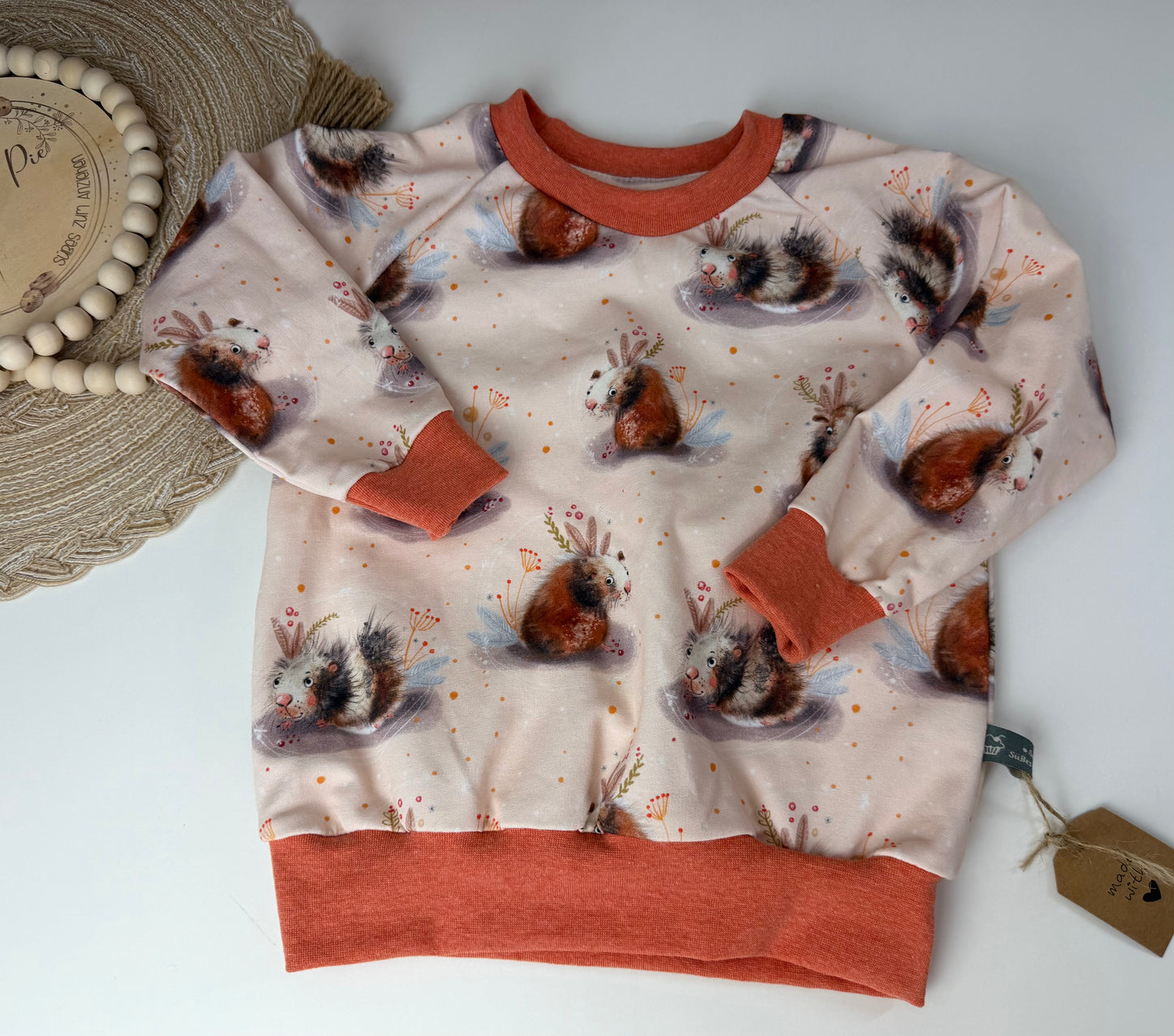 SOFORTKAUF Gr. 86 Baby Sweater Meerschweinchen