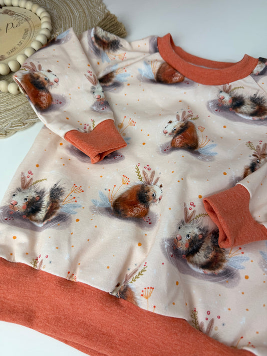 SOFORTKAUF Gr. 86 Baby Sweater Meerschweinchen