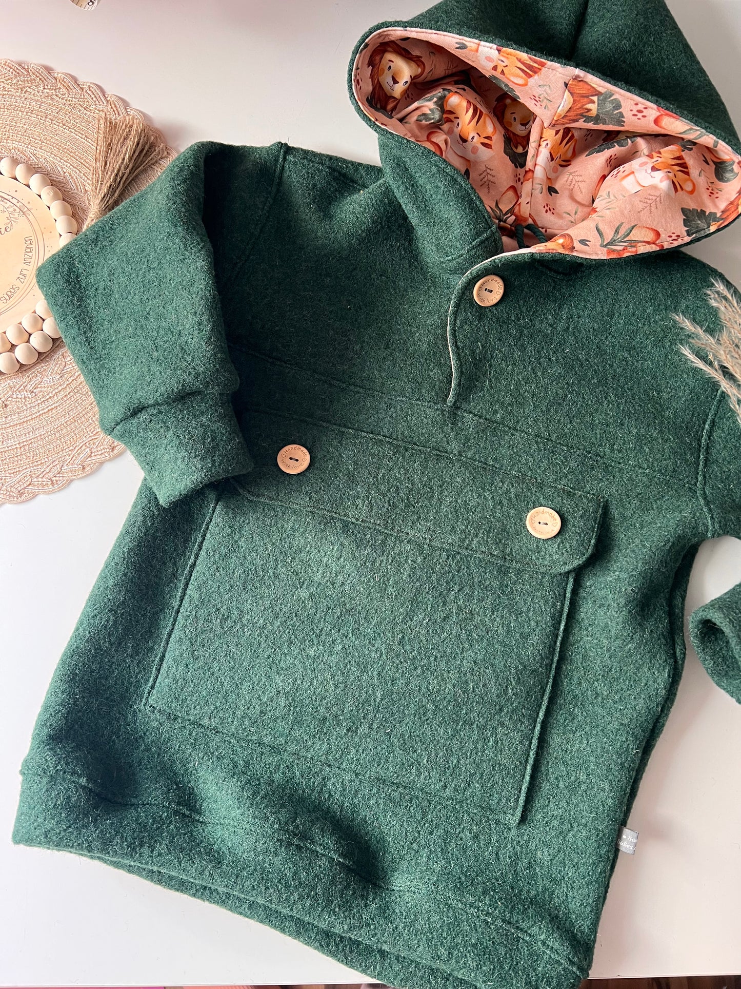 Walk Hoodie // Outdoor Hoodie // Schlupfjacke Kinder // Windbreaker Kinder// Gr. 56 - 134 // in 9 Walkfarben und 27 Kombifarben bestellbar 9 Walkfarben und 27 Kombifarben bestellbar