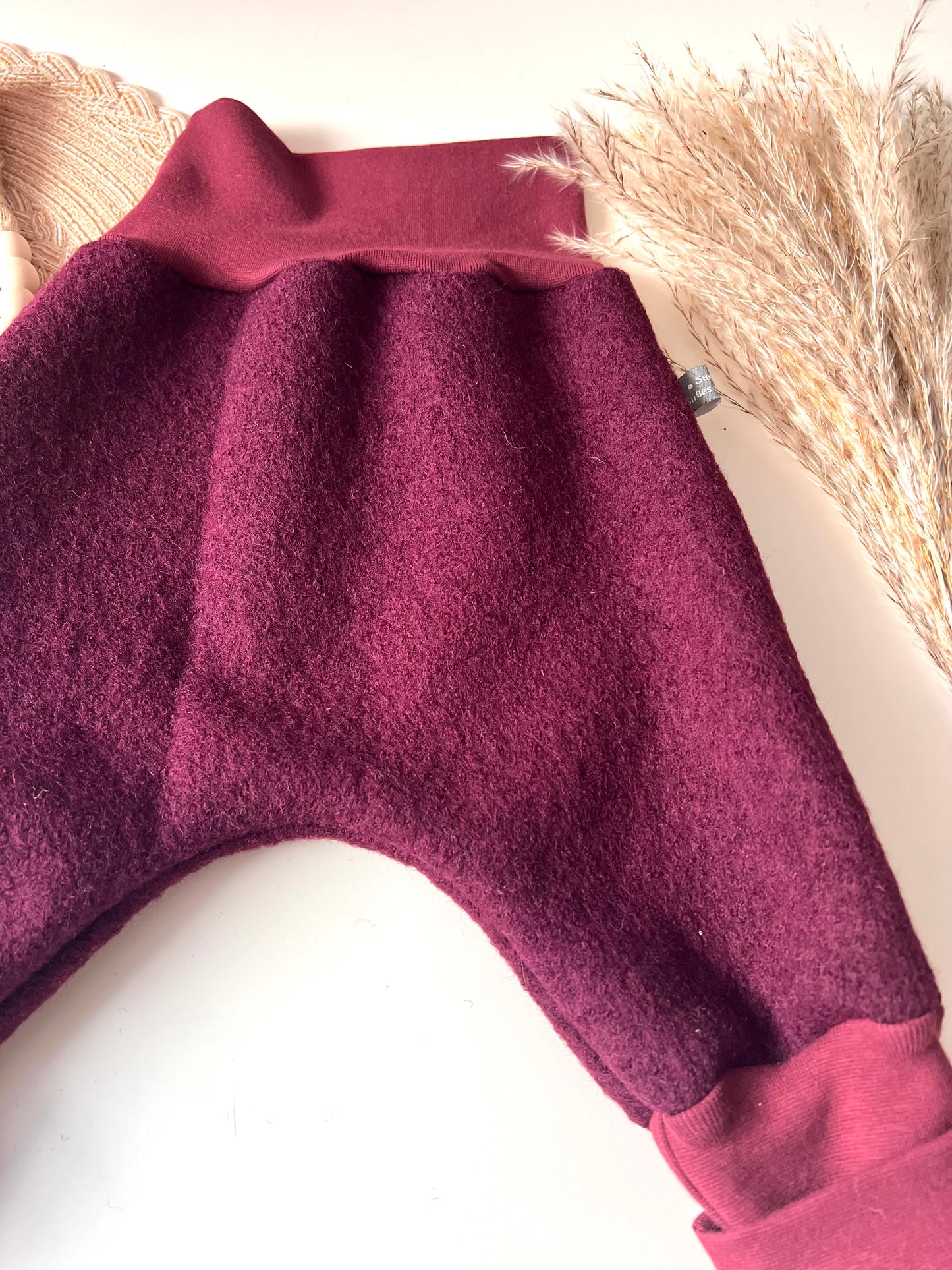 Walkhose aus 100% Schurwolle | handgenähte Kinderhose | Wollwalk Hose | Warm & Atmungsaktiv | 9 Farben | Handmade Unikat I 44 - 122