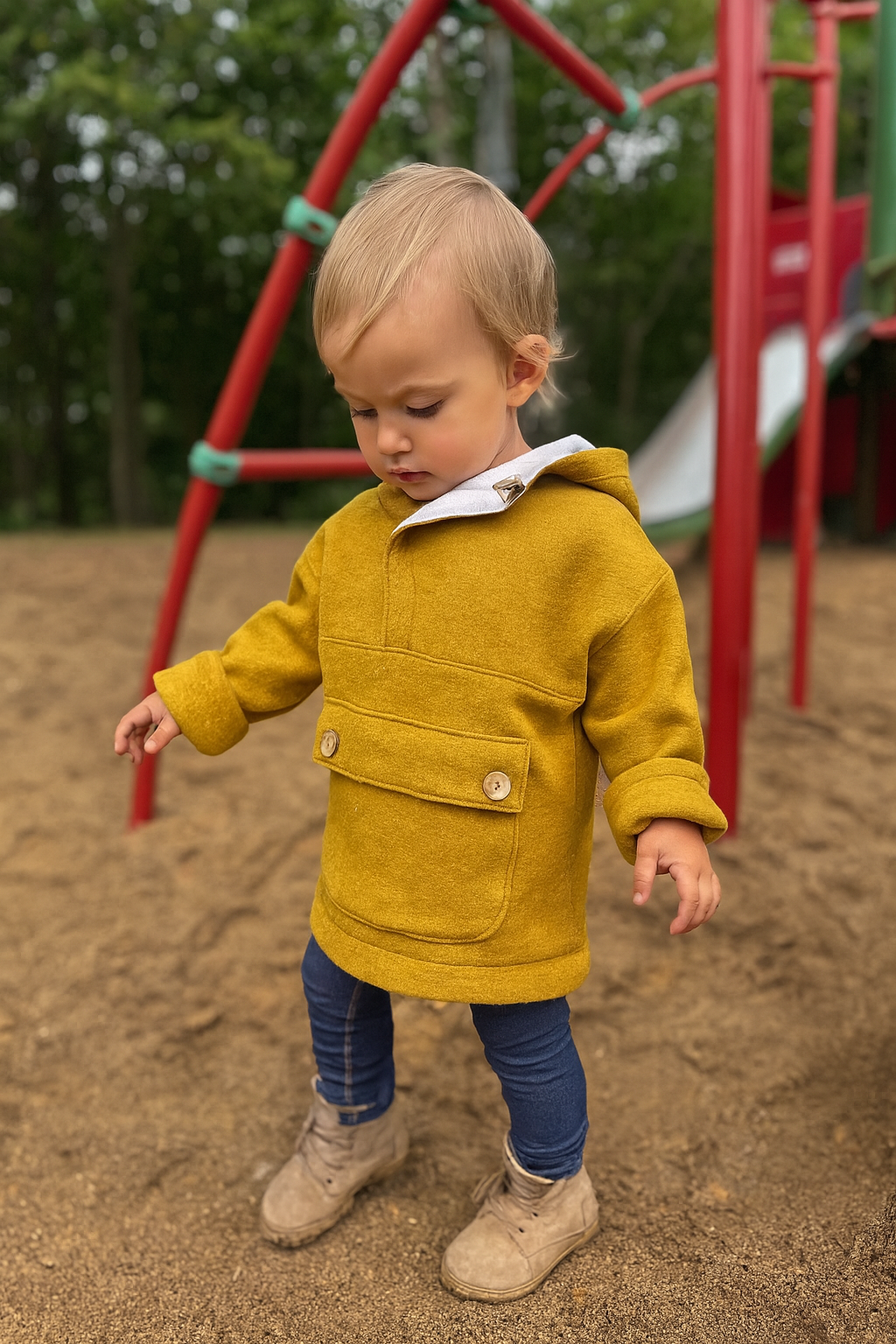Walk Hoodie // Outdoor Hoodie // Schlupfjacke Kinder // Windbreaker Kinder// Gr. 56 - 134 // in 9 Walkfarben und 27 Kombifarben bestellbar 9 Walkfarben und 27 Kombifarben bestellbar