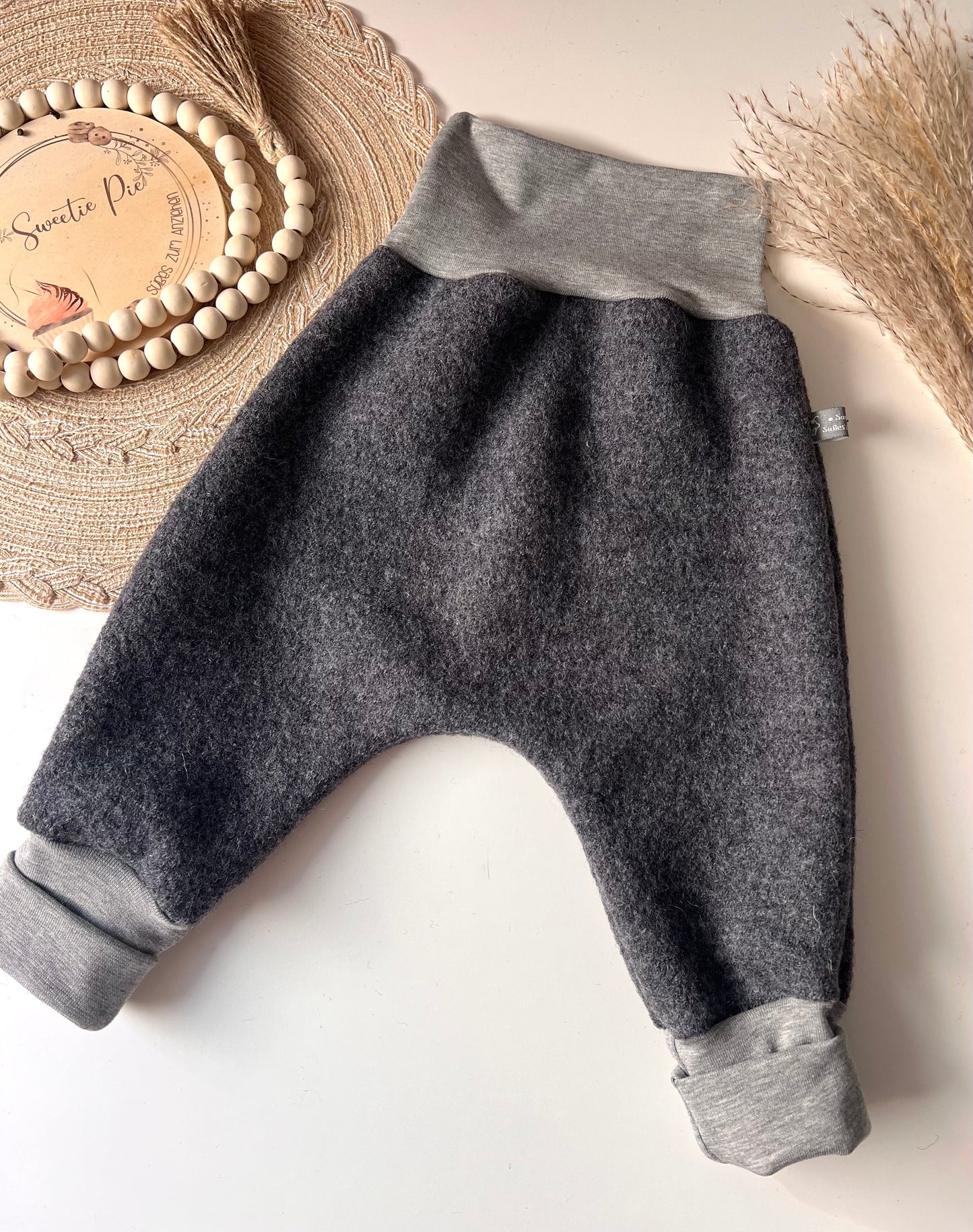 Walkhose aus 100% Schurwolle | handgenähte Kinderhose | Wollwalk Hose | Warm & Atmungsaktiv | 9 Farben | Handmade Unikat I 44 - 122