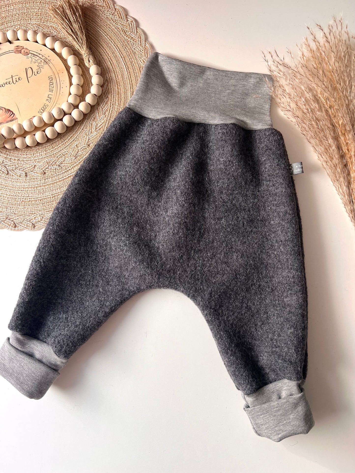 Walkhose aus 100% Schurwolle | handgenähte Kinderhose | Wollwalk Hose | Warm & Atmungsaktiv | 9 Farben | Handmade Unikat I 44 - 122