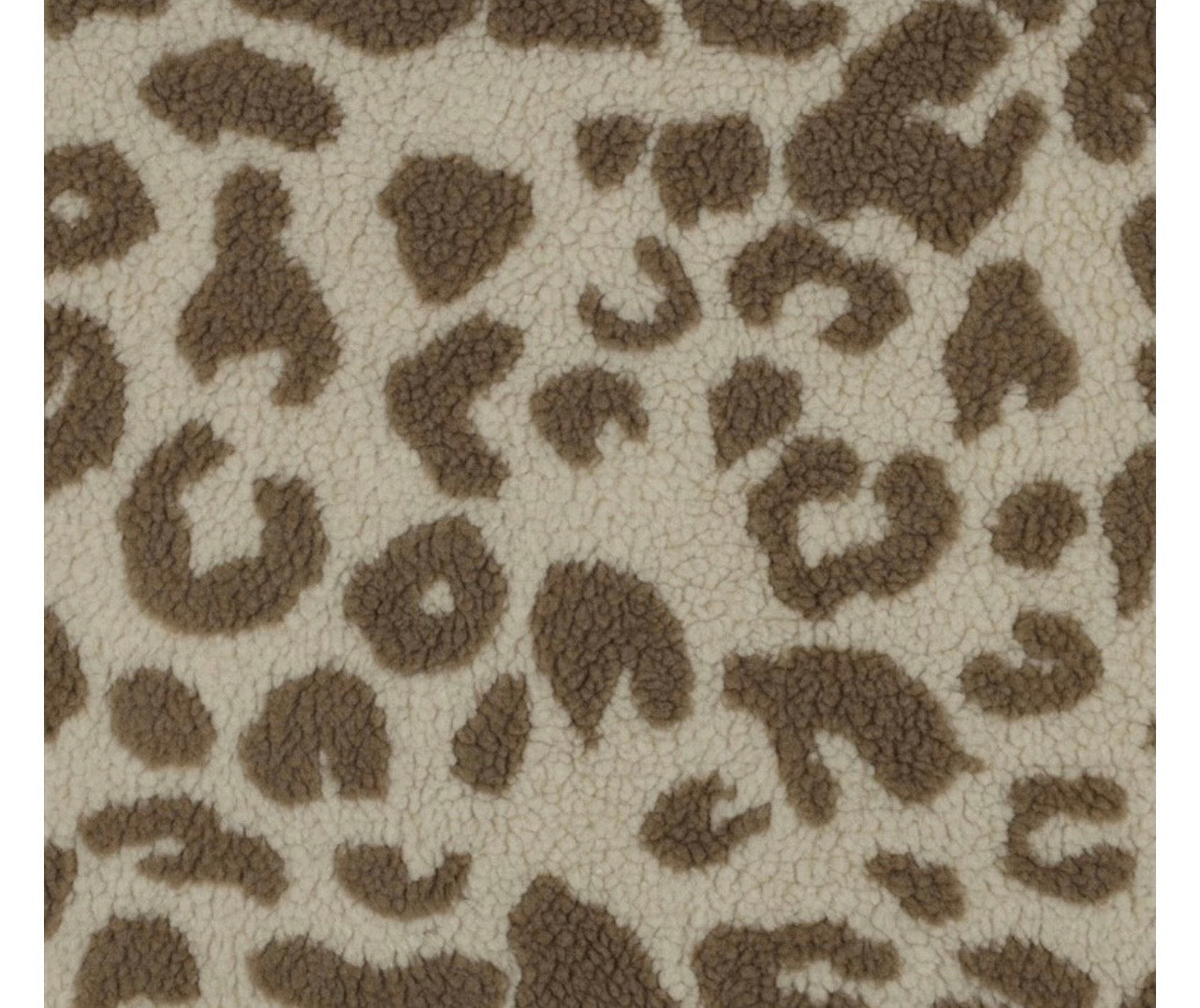 Kuschelige Teddyjacke für Kinder im Leo Design | Sandfarbene Übergangsjacke mit Kapuze | Cozy Blouson für Baby & Kind