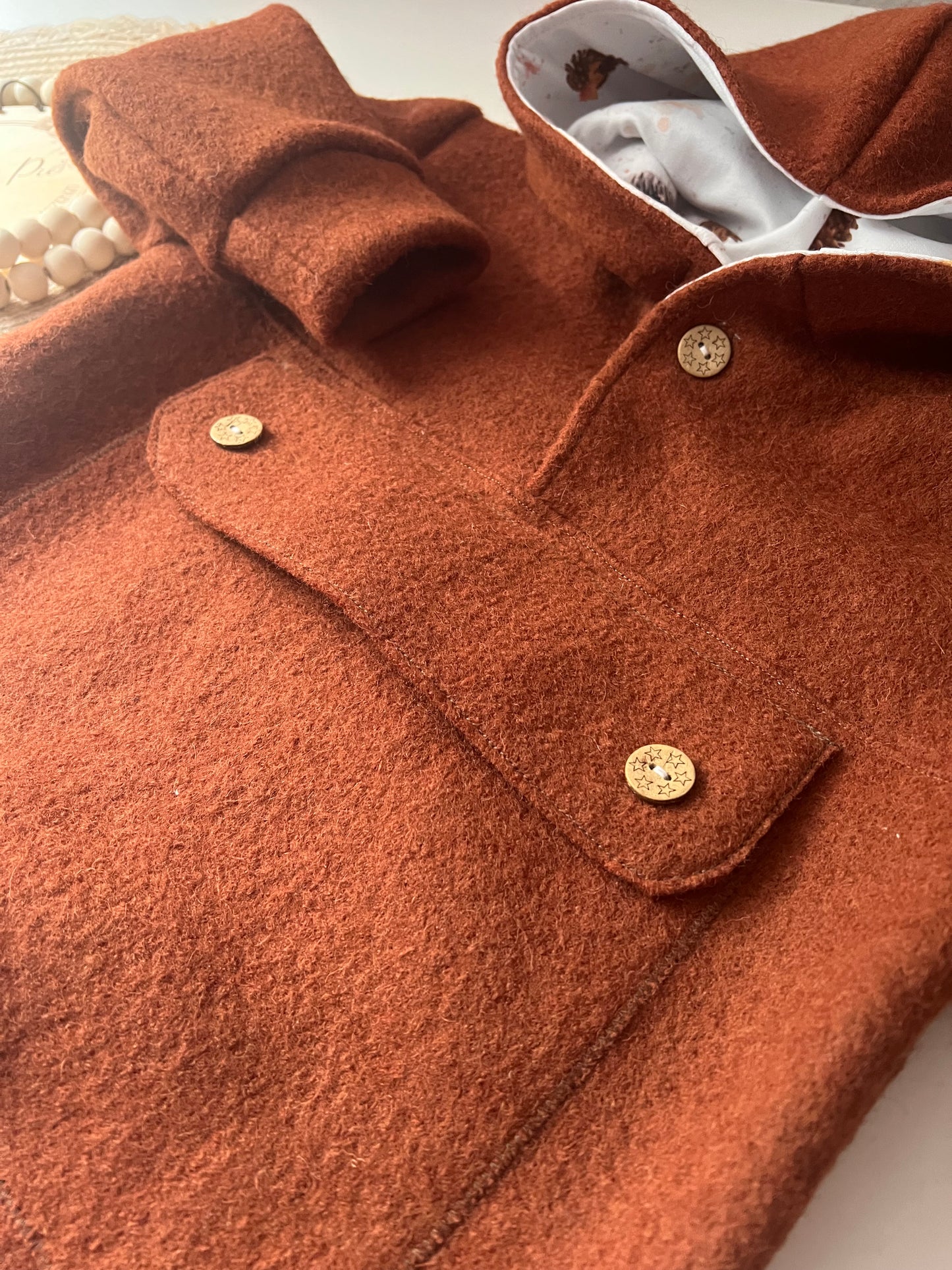 Walk Hoodie // Outdoor Hoodie // Schlupfjacke Kinder // Windbreaker Kinder// Gr. 56 - 134 // in 9 Walkfarben und 27 Kombifarben bestellbar 9 Walkfarben und 27 Kombifarben bestellbar